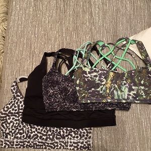Lululemon Free To Be Wild and Energy Bras Size 8